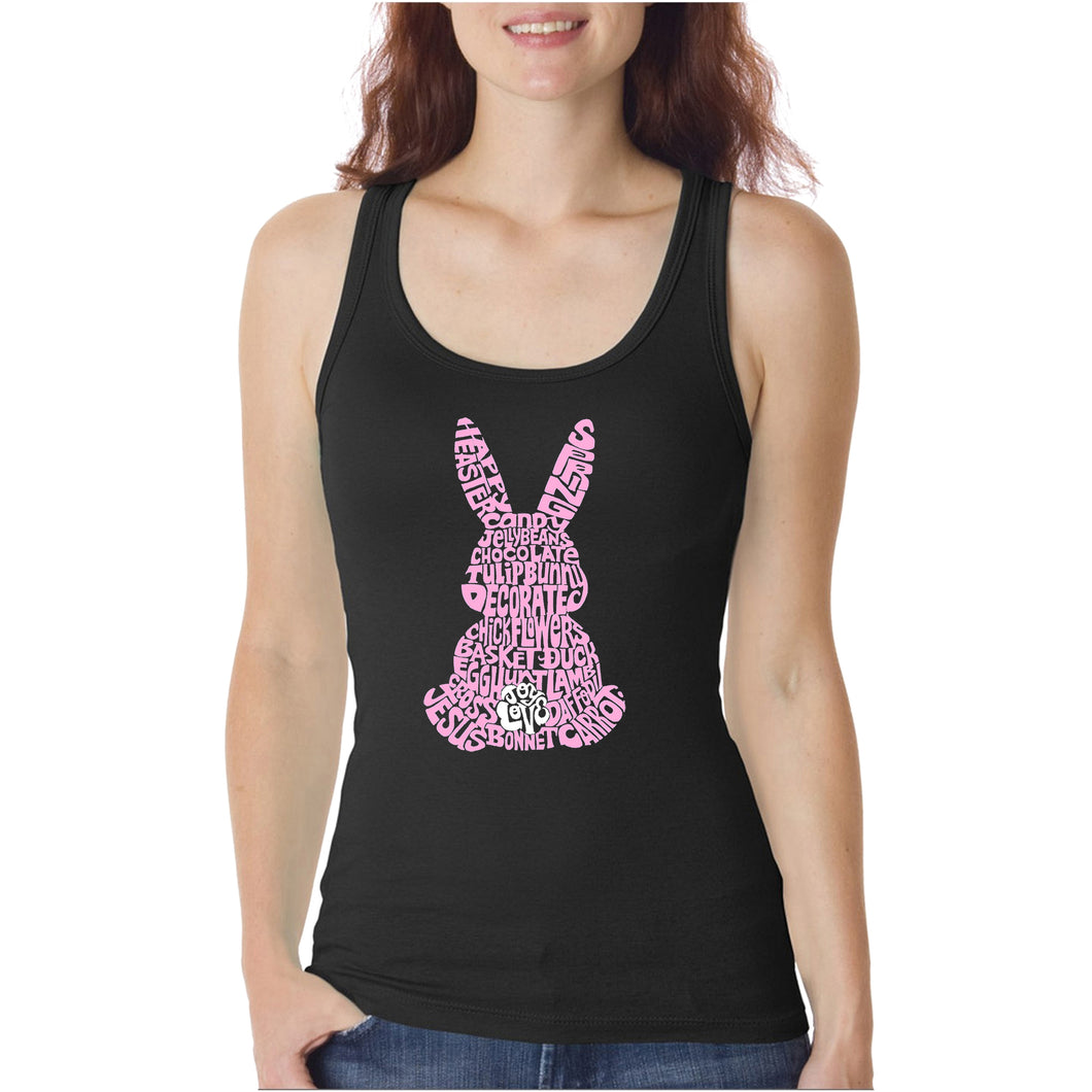 Easter Bunny  - Women's Word Art Tank Top