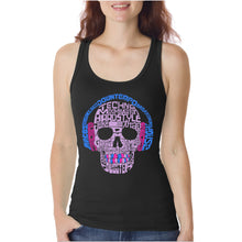 Load image into Gallery viewer, Styles of EDM Music  - Women&#39;s Word Art Tank Top