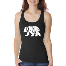 Load image into Gallery viewer, Explore - Women&#39;s Word Art Tank Top