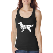 Load image into Gallery viewer, Golden Retreiver  - Women&#39;s Word Art Tank Top