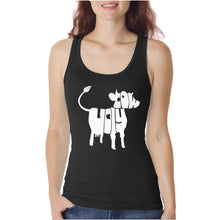Load image into Gallery viewer, Holy Cow  - Women&#39;s Word Art Tank Top