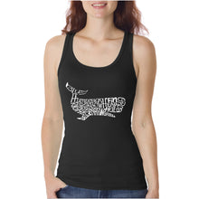 Load image into Gallery viewer, Humpback Whale  - Women&#39;s Word Art Tank Top