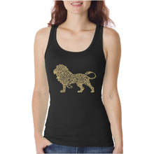 Load image into Gallery viewer, Lion  - Women&#39;s Word Art Tank Top