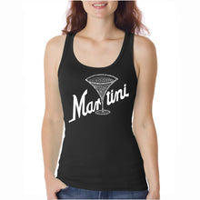 Load image into Gallery viewer, Martini  - Women&#39;s Word Art Tank Top