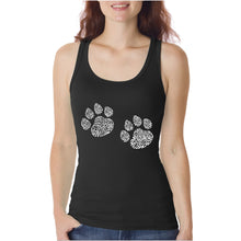 Load image into Gallery viewer, Meow Cat Prints  - Women&#39;s Word Art Tank Top