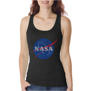 NASA's Most Notable Missions  - Women's Word Art Tank Top
