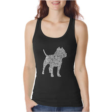 Load image into Gallery viewer, Pitbull  - Women&#39;s Word Art Tank Top