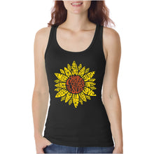 Load image into Gallery viewer, Sunflower  - Women&#39;s Word Art Tank Top