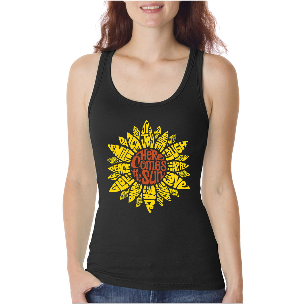 Sunflower  - Women's Word Art Tank Top