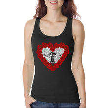 Load image into Gallery viewer, Women&#39;s Word Art Tank Top - Til Death Do Us Part
