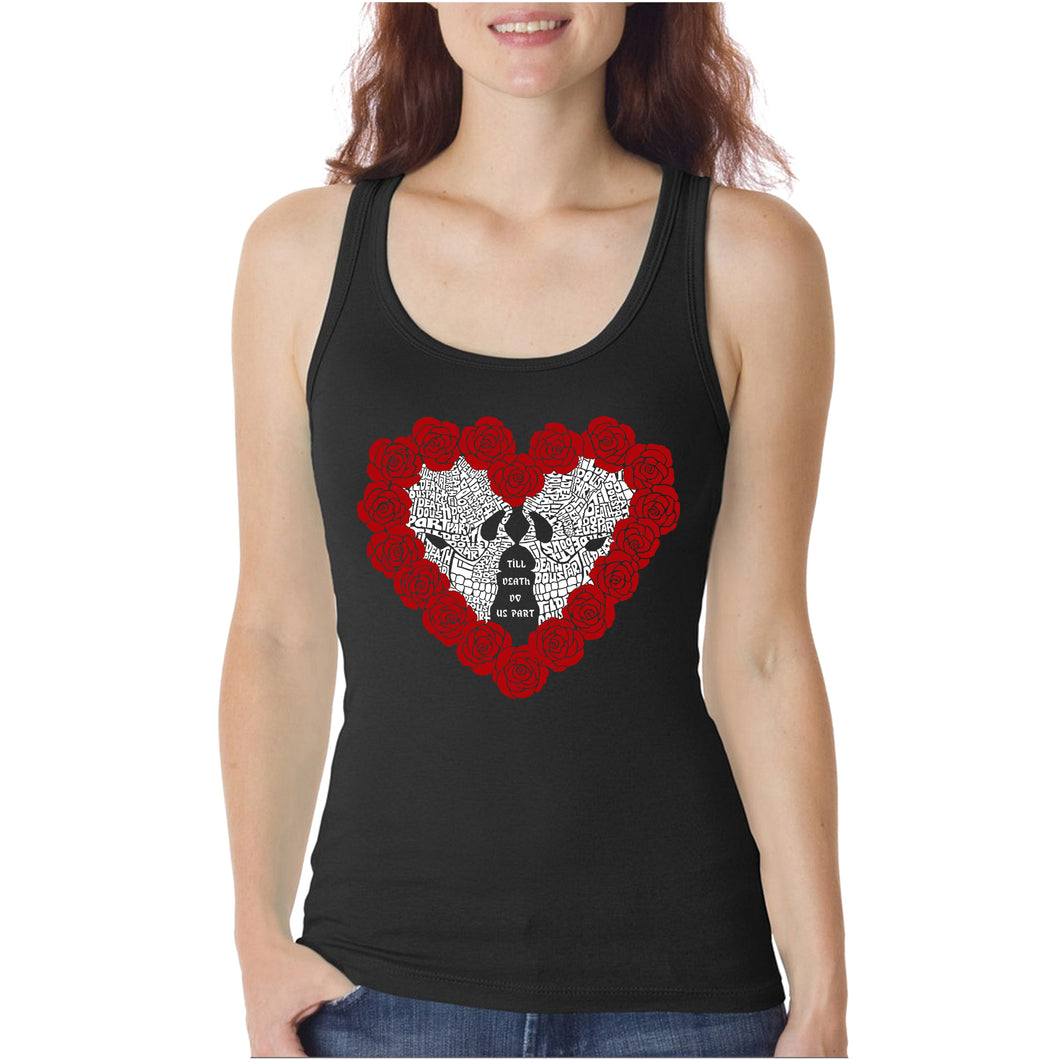 Women's Word Art Tank Top - Til Death Do Us Part