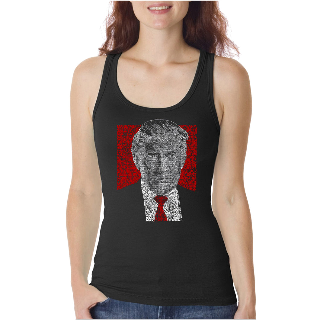 TRUMP 2016 Make America Great Again - Women's Word Art Tank Top