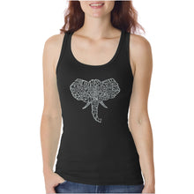 Load image into Gallery viewer, Tusks  - Women&#39;s Word Art Tank Top