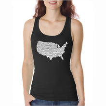 Load image into Gallery viewer, THE STAR SPANGLED BANNER  - Women&#39;s Word Art Tank Top