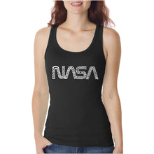 Load image into Gallery viewer, Worm Nasa  - Women&#39;s Word Art Tank Top