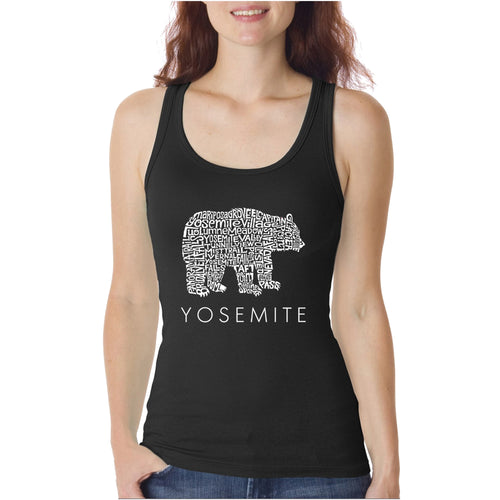 Yosemite Bear  - Women's Word Art Tank Top