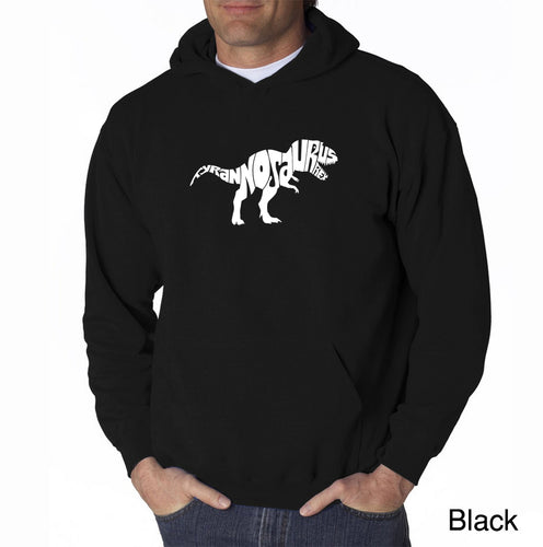 TYRANNOSAURUS REX - Men's Word Art Hooded Sweatshirt