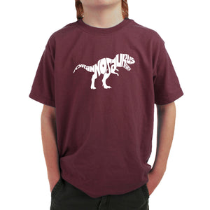 TYRANNOSAURUS REX - Boy's Word Art T-Shirt