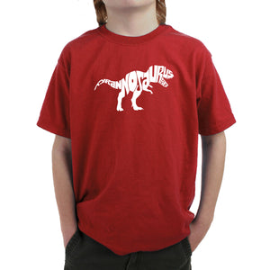 TYRANNOSAURUS REX - Boy's Word Art T-Shirt