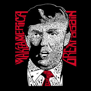 Trump Make America Great Again - Men's Word Art Crewneck Sweatshirt