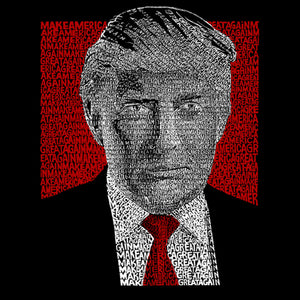 TRUMP 2016 Make America Great Again - Men's Word Art Crewneck Sweatshirt