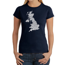 Load image into Gallery viewer, GOD SAVE THE QUEEN - Women&#39;s Word Art T-Shirt