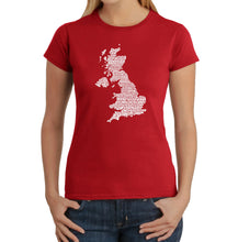 Load image into Gallery viewer, GOD SAVE THE QUEEN - Women&#39;s Word Art T-Shirt