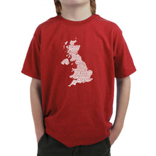 Load image into Gallery viewer, GOD SAVE THE QUEEN - Boy&#39;s Word Art T-Shirt