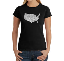 Load image into Gallery viewer, THE STAR SPANGLED BANNER - Women's Word Art T-Shirt