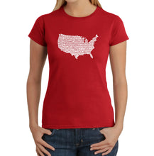 Load image into Gallery viewer, THE STAR SPANGLED BANNER - Women's Word Art T-Shirt