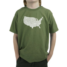 Load image into Gallery viewer, THE STAR SPANGLED BANNER - Boy&#39;s Word Art T-Shirt