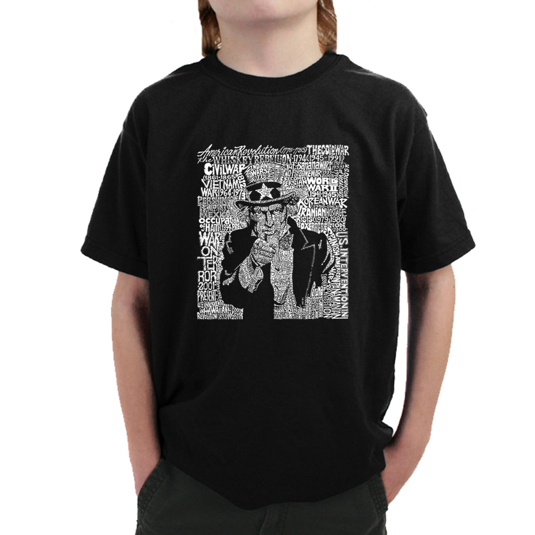 UNCLE SAM - Boy's Word Art T-Shirt