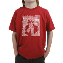 Load image into Gallery viewer, UNCLE SAM - Boy&#39;s Word Art T-Shirt