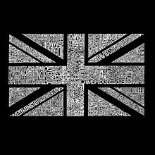 Load image into Gallery viewer, UNION JACK - Men&#39;s Word Art Sleeveless T-Shirt