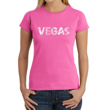 Load image into Gallery viewer, VEGAS - Women&#39;s Word Art T-Shirt