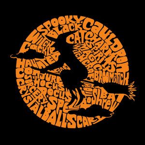 Spooky Witch  - Men's Raglan Baseball Word Art T-Shirt