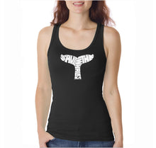 Load image into Gallery viewer, SAVE THE WHALES  - Women&#39;s Word Art Tank Top