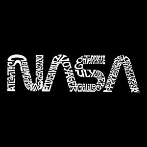 Worm Nasa - Women's Word Art Crewneck Sweatshirt
