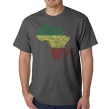 Load image into Gallery viewer, Countries in Africa - Men&#39;s Word Art T-Shirt
