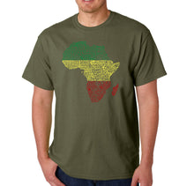 Load image into Gallery viewer, Countries in Africa - Men&#39;s Word Art T-Shirt