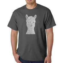 Load image into Gallery viewer, Alpaca - Men&#39;s Word Art T-Shirt