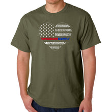 Load image into Gallery viewer, American Woman  - Men's Word Art T-Shirt
