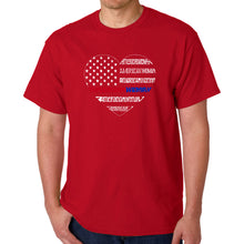Load image into Gallery viewer, American Woman  - Men's Word Art T-Shirt