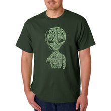 Load image into Gallery viewer, Alien - Men&#39;s Word Art T-Shirt