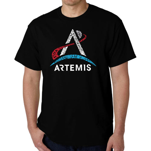 NASA Artemis Logo - Men's Word Art T-Shirt