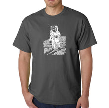 Load image into Gallery viewer, ASTRONAUT - Men&#39;s Word Art T-Shirt