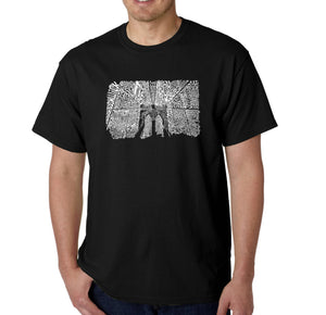 Brooklyn Bridge - Men's Word Art T-Shirt