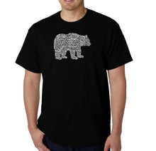 Load image into Gallery viewer, Bear Species - Men&#39;s Word Art T-Shirt