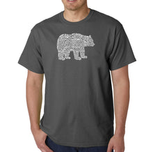 Load image into Gallery viewer, Bear Species - Men&#39;s Word Art T-Shirt