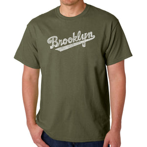 Brooklyn Neighborhoods  - Men's Word Art T-Shirt